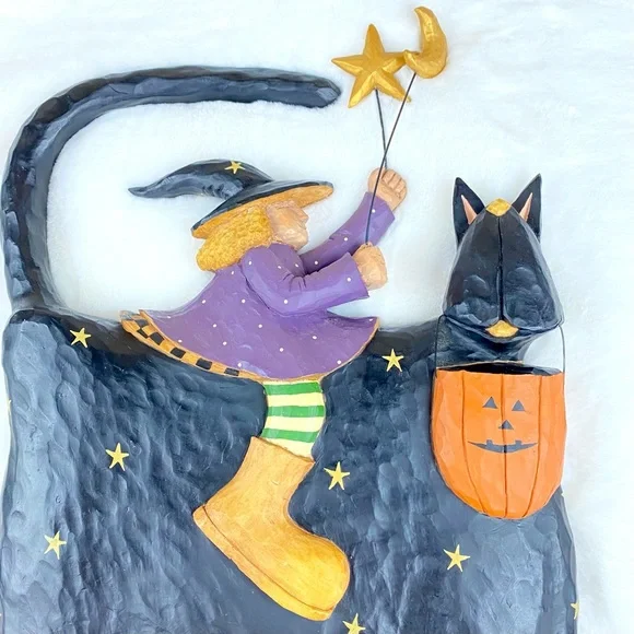Williraye Studio “Halloween Magic” Wall Plaque #WW6024 - Picture 2 of 8